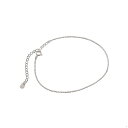 アンクレット チェーン 18金 ホワイトゴールド ボールチェーン 幅1.2mm 長さ24cm|鎖 K18WG k18 18k 貴金属 ジュエリー レディース メ...