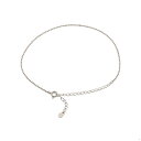 アンクレット チェーン 18金 ホワイトゴールド カットボールチェーン 幅1.2mm 長さ24cm|鎖 K18WG k18 18k 貴金属 ジュエリー レディー...