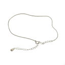 アンクレット チェーン 18金 ホワイトゴールド 2面カット喜平チェーン 幅0.8mm 長さ24cm|鎖 K18WG k18 18k 貴金属 ジュエリー レディ...