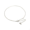 アンクレット チェーン 18金 ホワイトゴールド 小豆チェーン 幅1.2mm 長さ24cm|鎖 K18WG k18 18k 貴金属 ジュエリー レディース メン...