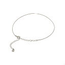 アンクレット チェーン 18金 ホワイトゴールド ベネチアンチェーン 幅0.5mm 長さ24cm|鎖 K18WG k18 18k 貴金属 ジュエリー レディース...