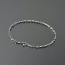 ブレスレット チェーン 18金 ホワイトゴールド 4面カット小豆チェーン 幅2.3mm 長さ18cm|鎖 K18WG k18 18k 貴金属 ジュエリー レディース メンズ(4)