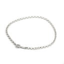 ブレスレット チェーン 18金 ホワイトゴールド 裏抜きロールチェーン 幅2.4mm 長さ21cm|鎖 K18WG k18 18k 貴金属 ジュエリー レディース メンズ|詳細画像