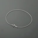 ブレスレット チェーン 18金 ホワイトゴールド ボールチェーン 幅0.8mm 長さ18cm|鎖 K18WG k18 18k 貴金属 ジュエリー レディース メ...