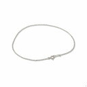 ブレスレット チェーン 18金 ホワイトゴールド カットボールチェーン 幅1.2mm 長さ20cm|鎖 K18WG k18 18k 貴金属 ジュエリー レディー...
