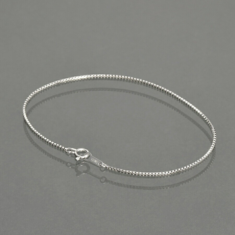 ֥쥹å  18 ۥ磻ȥ ٥ͥ 1.0mm Ĺ18cmú K18WG k18 18k ° 奨꡼ ǥ 