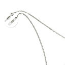 メガネチェーン 18金 ホワイトゴールド 裏抜きロールチェーン(筒型) 幅3.0mm 長さ70cm 眼鏡チェーン|鎖 K18WG k18 18k 貴金属 ジュエ...