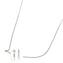 メガネチェーン 18金 ホワイトゴールド ロールチェーン(筒型) 幅1.7mm 長さ70cm 眼鏡チェーン|鎖 K18WG k18 18k 貴金属 ジュエリー ...