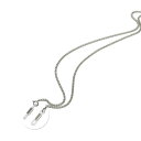 メガネチェーン 18金 ホワイトゴールド ターラントRチェーン(筒型) 幅1.3mm 長さ70cm 眼鏡チェーン|鎖 K18WG k18 18k 貴金属 ジュエ...