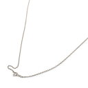 ネックレス チェーン 18金 ホワイトゴールド 小豆チェーン 幅1.2mm 長さ60cm|鎖 K18WG k18 18k 貴金属 ジュエリー レディース メンズ