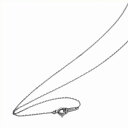 ネックレス チェーン 18金 ホワイトゴールド 4面カット小豆チェーン 幅0.9mm 長さ40cm|鎖 K18WG k18 18k 貴金属 ジュエリー レディー...