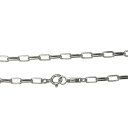 ネックレス チェーン 18金 ホワイトゴールド 6面カットロングロールチェーン 幅2.6mm 長さ60cm|鎖 K18WG k18 18k 貴金属 ジュエリー レディース メンズ