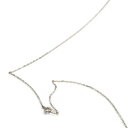 ネックレス チェーン 18金 ホワイトゴールド 小判みたいなチェーン 幅1.2mm 長さ60cm|鎖 K18WG k18 18k 貴金属 ジュエリー レディース メンズ