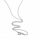 ネックレス チェーン 18金 ホワイトゴールド 4面カット小豆チェーン 幅1.1mm 長さ60cm|鎖 K18WG k18 18k 貴金属 ジュエリー レディー...