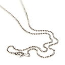 ネックレス チェーン 18金 ホワイトゴールド カットボールチェーン 幅1.2mm 長さ60cm|鎖 K18WG k18 18k 貴金属 ジュエリー レディース...