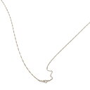 ネックレス チェーン 18金 ホワイトゴールド スクリューチェーン 幅1.3mm 長さ60cm|鎖 K18WG k18 18k 貴金属 ジュエリー レディース ...