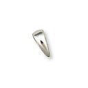 【1個売り】 バチカン 18金 ホワイトゴールド シンプルバチカン 縦8.0mm 横3.3mm ペンダントトップ用|手芸用品 金具 飾り パーツ 部品 K18W...