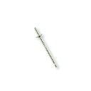 【1個売り】 ピアスパーツ 18金 ホワイトゴールド スタッドピアスパーツ ロングタイプ 軸径0.75mm ピアスポスト ピアス軸|手芸用品 金具 飾り パーツ...