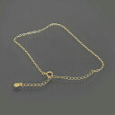 アンクレット チェーン 18金 イエローゴールド 荒小豆チェーン 幅2.3mm 長さ24cm|鎖 K18YG k18 18k 貴金属 ジュエリー レディース メ...