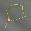 アンクレット チェーン 18金 イエローゴールド ボールチェーン 幅1.2mm 長さ24cm|鎖 K18YG k18 18k 貴金属 ジュエリー レディース メンズ