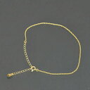 アンクレット チェーン 18金 イエローゴールド 小豆チェーン 幅1.0mm 長さ24cm|鎖 K18YG k18 18k 貴金属 ジュエリー レディース メン...