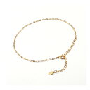 アンクレット チェーン 18金 イエローゴールド フラットランバスチェーン 幅1.6mm 長さ24cm|鎖 K18YG k18 18k 貴金属 ジュエリー レデ...