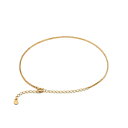 アンクレット チェーン 18金 イエローゴールド ベネチアンチェーン 幅1.0mm 長さ24cm|鎖 K18YG k18 18k 貴金属 ジュエリー レディース...