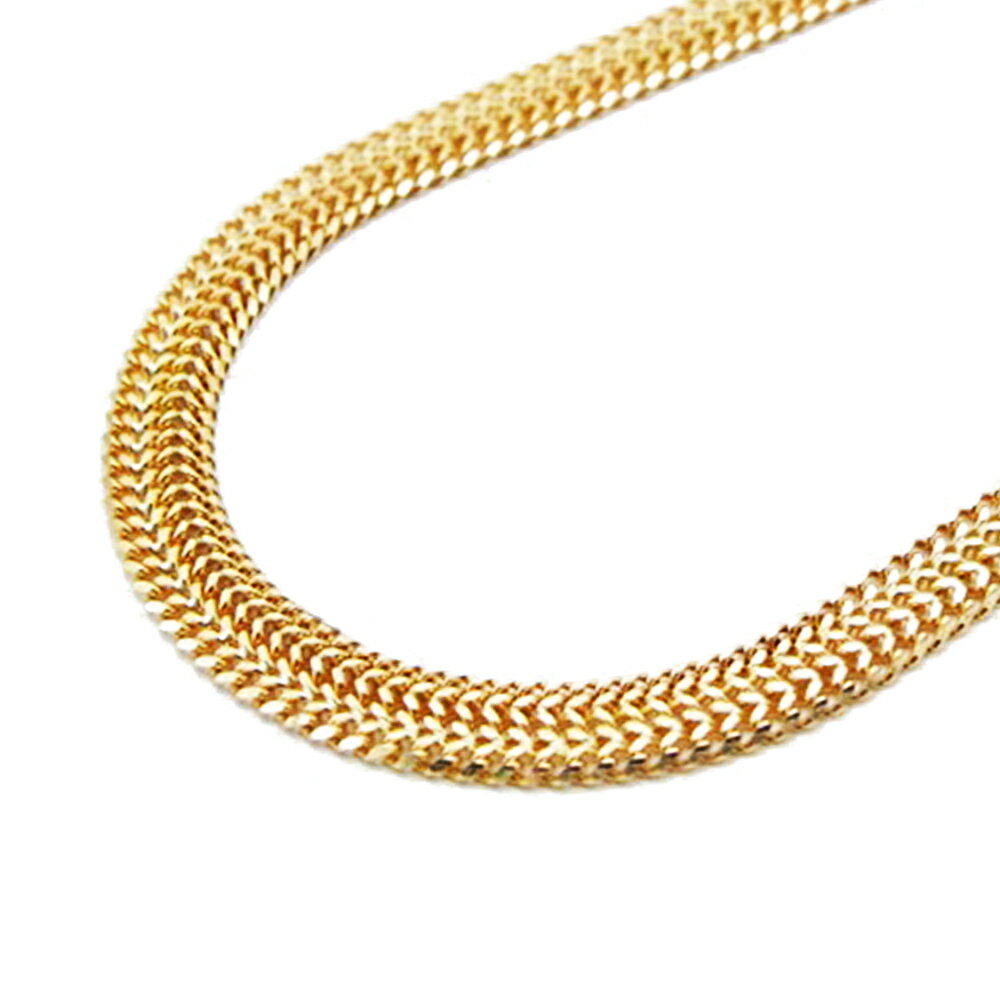 ブレスレット チェーン 18金 イエローゴールド シンシアチェーン 幅5.5mm 長さ20cm|鎖 K18YG k18 18k 貴金属 ジュエリー レディース ...
