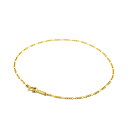 ブレスレット チェーン 18金 イエローゴールド フィガロチェーン 幅1.3mm 長さ21cm|鎖 K18YG k18 18k 貴金属 ジュエリー レディース メンズ(4)