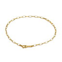 ブレスレット チェーン 18金 イエローゴールド サイドカットロングロールチェーン 幅2.1mm 長さ15cm|鎖 K18YG k18 18k 貴金属 ジュエリー レディース メンズ