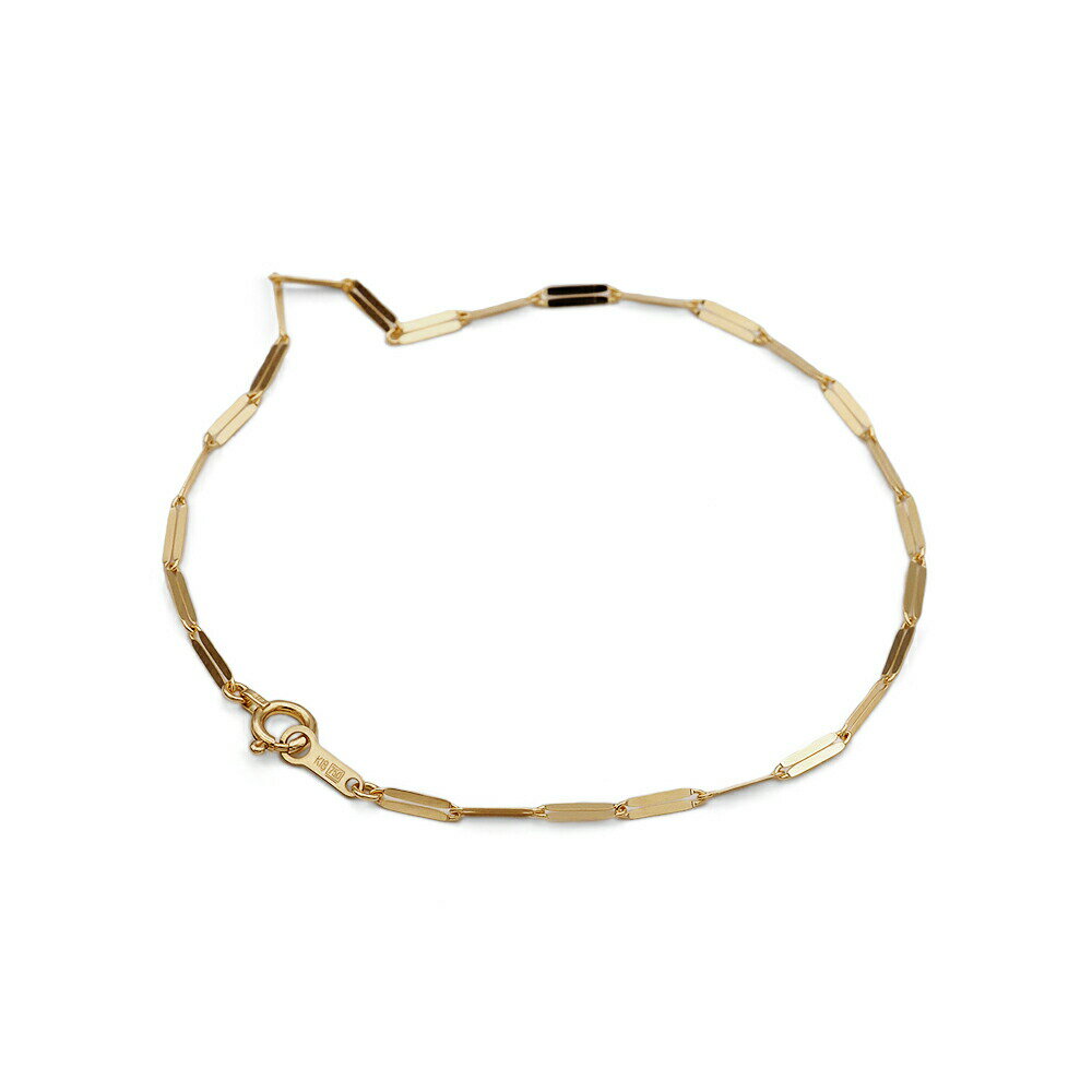 ブレスレット チェーン 18金 イエローゴールド スパングルチェーン 幅1.7mm 長さ17cm|鎖 K18YG k18 18k 貴金属 ジュエリー レディース...