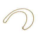 ネックレス チェーン 18金 イエローゴールド 4面カット小豆チェーン 幅3.3mm 長さ45cm|鎖 K18YG k18 18k 貴金属 ジュエリー レディー...