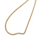 ネックレス チェーン 18金 イエローゴールド カット入りバスケットチェーン 幅3.4mm 長さ70cm|鎖 K18YG k18 18k 貴金属 ジュエリー レ...