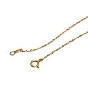 ネックレス チェーン 18金 イエローゴールド フェイクモザイクチェーン 幅1.1mm 長さ40cm|鎖 K18YG k18 18k 貴金属 ジュエリー レディース メンズ(4)