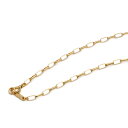 ネックレス チェーン 18金 イエローゴールド サイドカットロングロールチェーン 幅2.1mm 長さ38cm|鎖 K18YG k18 18k 貴金属 ジュエリー レディース メンズ