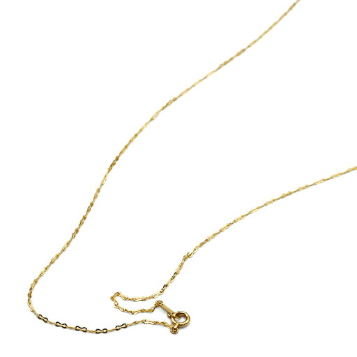 ネックレス チェーン 18金 イエローゴールド フラットリボンチェーン 幅1.3mm 長さ60cm|鎖 K18YG k18 18k 貴金属 ジュエリー レディース メンズ ネックレス チェーン 18金 イエローゴールド フラットリボンチェーン 幅1.3mm 長さ60cm|鎖 K18YG k18 18k 貴金属 ジュエリー レディース メンズ