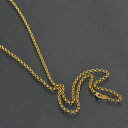 ネックレス チェーン 18金 イエローゴールド ロールチェーン 幅4.2mm 長さ70cm|鎖 K18YG k18 18k 貴金属 ジュエリー レディース メン...