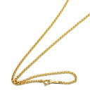 ネックレス チェーン 18金 イエローゴールド ロールチェーン 幅2.4mm 長さ50cm|鎖 K18YG k18 18k 貴金属 ジュエリー レディース メンズ(4)