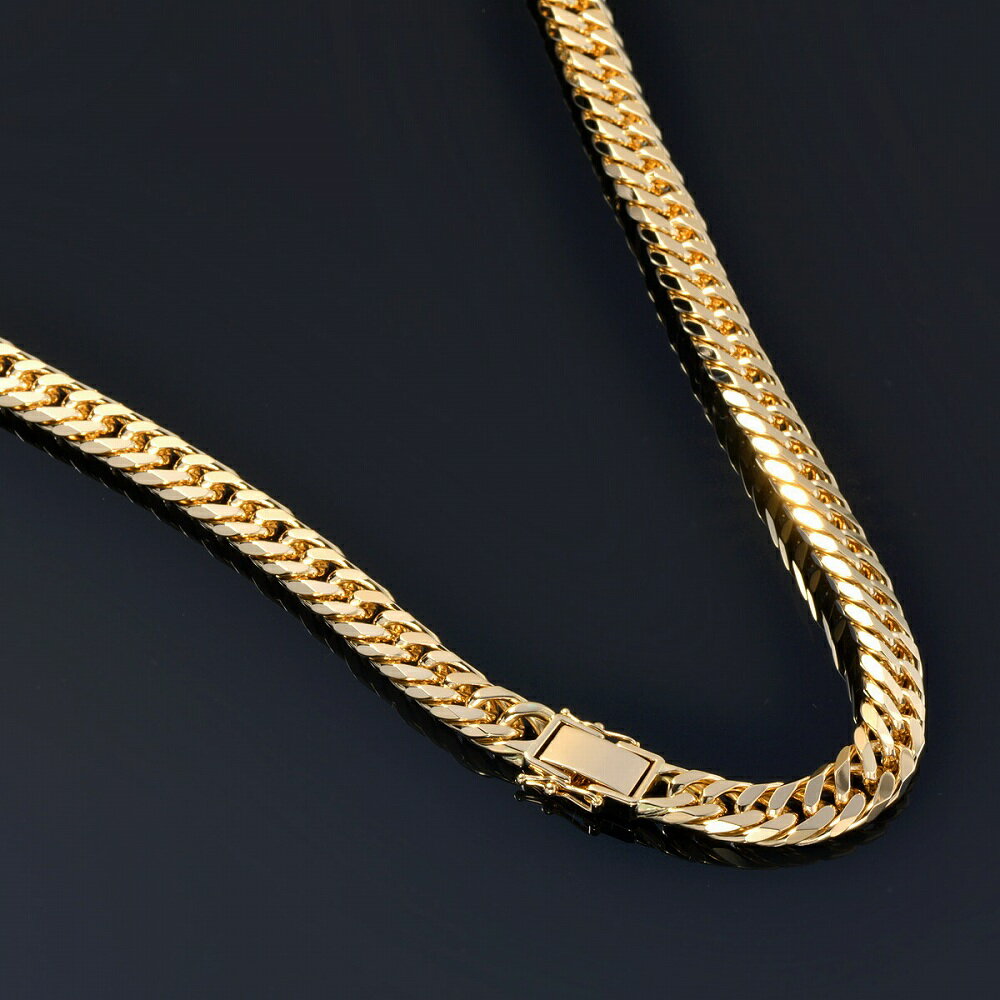 ネックレス チェーン 18金 イエローゴールド 6面カットダブル喜平チェーン 幅10.7mm 長さ60cm|チェーンのみ だけ 鎖 K18YG k18 18k ...