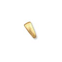 【1個売り】 バチカン 18金 イエローゴールド シンプルバチカン 縦10.5mm 横4.7mm ペンダントトップ用|手芸用品 金具 飾り パーツ 部品 K18...
