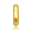 【1個売り】 バチカン 18金 イエローゴールド 甲丸バチカン 縦4.5mm 横1.0mm ペンダントトップ用|手芸用品 金具 飾り パーツ 部品 K18YG ...