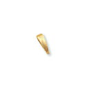 【1個売り】 バチカン 18金 イエローゴールド 0.6mm穴開きバチカン 縦8.3mm 横2.5mm ペンダントトップ用|手芸用品 金具 飾り パーツ 部品 ...