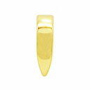 【1個売り】 バチカン 18金 イエローゴールド シンプルバチカン 縦6.5mm 横1.8mm ペンダントトップ用|手芸用品 金具 飾り パーツ 部品 K18Y...