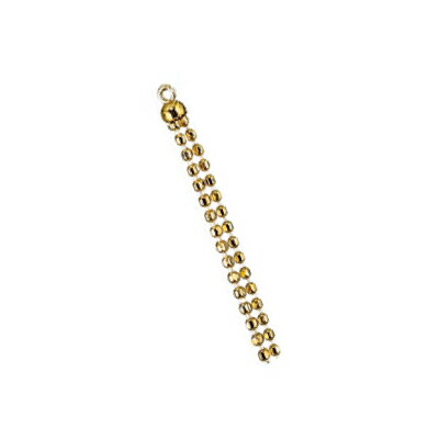 【1個売り】 タッセルパーツ 18金 イエローゴールド フリンジパーツ カットボールチェーン2cm3本 ボール2.0mm玉留め|手芸用品 金具 飾り パーツ 部品 K18YG k18 18k 貴金属 【1個売り】 タッセルパーツ 18金 イエローゴールド フリンジパーツ カットボールチェーン2cm3本 ボール2.0mm玉留め|手芸用品 金具 飾り パーツ 部品 K18YG k18 18k 貴金属