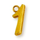 【1個売り】 チャームパーツ 18金 イエローゴールド 1 ナンバーチャーム 数字|手芸用品 金具 飾り パーツ 部品 K18YG k18 18k 貴金属