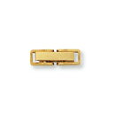 【1個売り】 留め具 18金 イエローゴールド 中折れ式留具 縦10.0mm 横3.0mm クラスプ|手芸用品 金具 飾り パーツ 部品 K18YG k18 1...