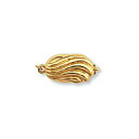 【1個売り】 留め具 18金 イエローゴールド パール用ワンタッチ式クラスプ 縦8.0mm 横17.0mm 真珠 ビーズ|手芸用品 金具 飾り パーツ 部品 K...