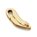 【1個売り】 留め具 18金 イエローゴールド イージーフック 縦12.0mm 横4.0mm カニカン カニ環 クラスプ|手芸用品 金具 飾り パーツ 部品 K...