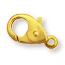 【1個売り】 留め具 18金 イエローゴールド フック 縦11.0mm 横6.0mm カニカン カニ環 クラスプ|手芸用品 金具 飾り パーツ 部品 K18YG...
