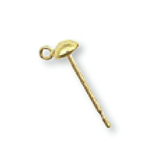【1個売り】 ピアスパーツ 18金 イエローゴールド スタッドピアスパーツ 丸カン付き 軸径0.75mm ピアスポスト ピアス軸|手芸用品 金具 飾り パーツ 部品 K18YG k18 18k 貴金属 【1個売り】 ピアスパーツ 18金 イエローゴールド スタッドピアスパーツ 丸カン付き 軸径0.75mm ピアスポスト ピアス軸|手芸用品 金具 飾り パーツ 部品 K18YG k18 18k 貴金属